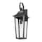 Z-Lite Gannon 1 Light Outdoor Wall Light, 8in. W x 22.25in. H, Black 5008M-BK - alternate 6
